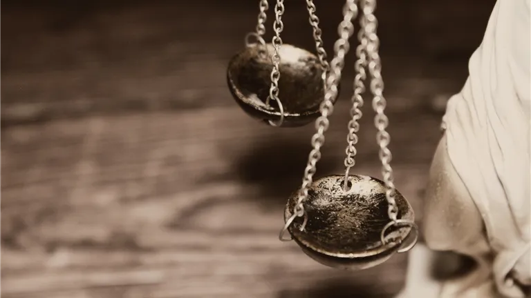 Closeup of Justice